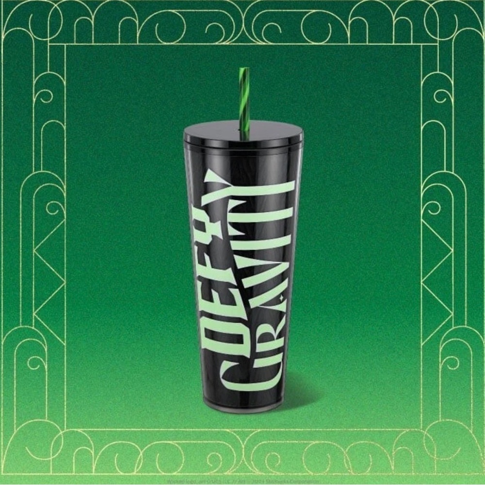 Wicked x Starbucks glow in the dark Tumbler